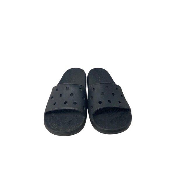 Crocs Slides Men\'s Size 7 Women\'s 9 Black Slip On Sandals Flats Coast main image 5